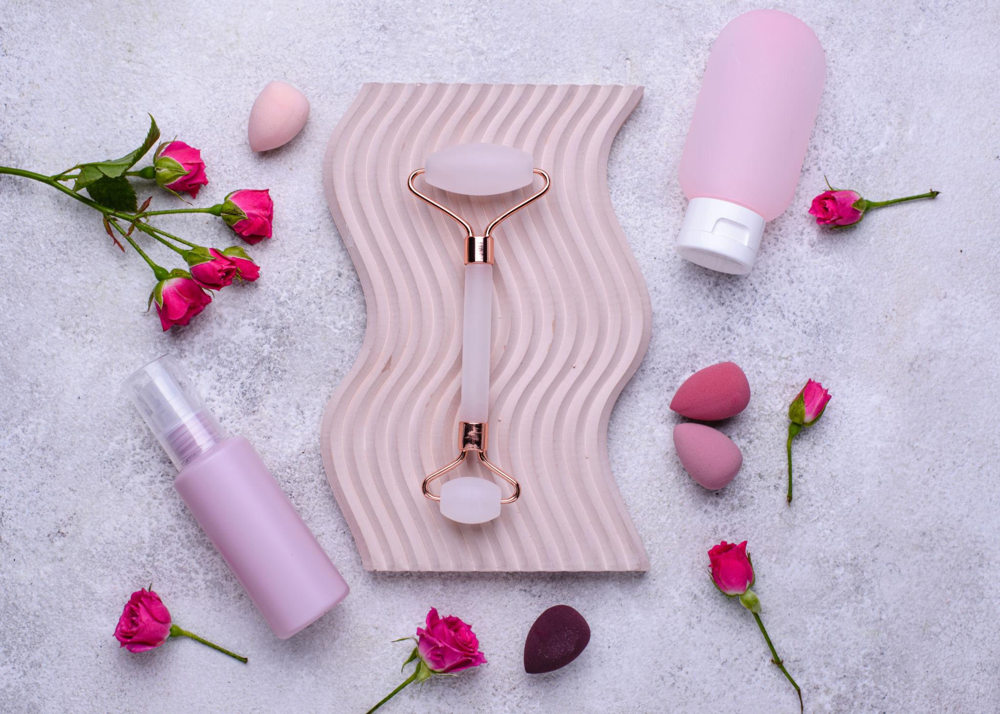 Rose Quartz Facial Roller